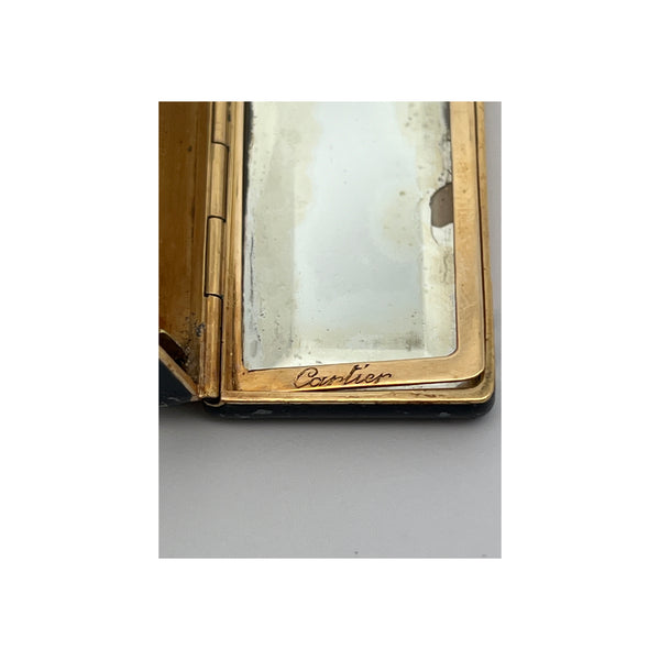 Cartier Art Deco Gold and Enamel Box – Joseph Saidian & Sons