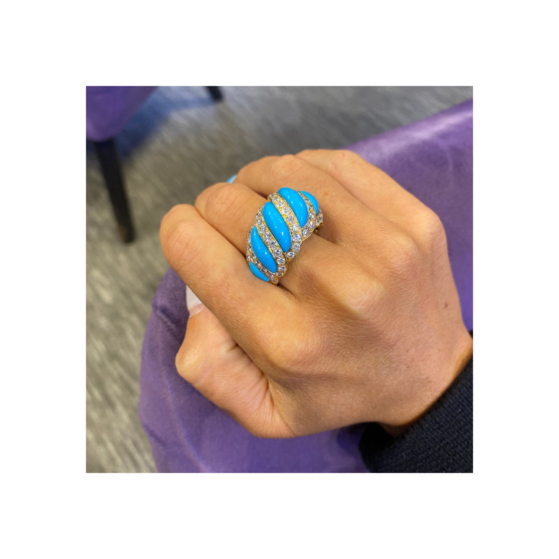 Mauboussin Turquoise & Diamond Ring