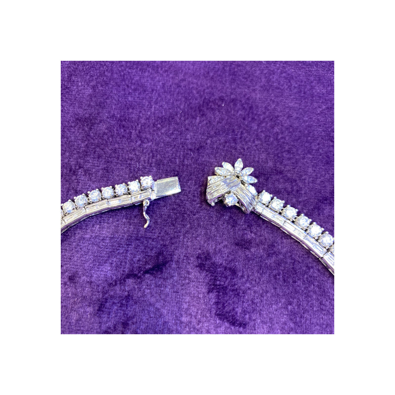 Mid Century Diamond Necklace