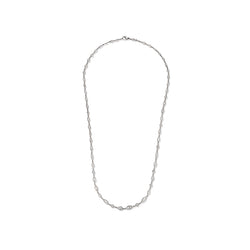 Marquise & Round Cut Diamond Long Chain Necklace