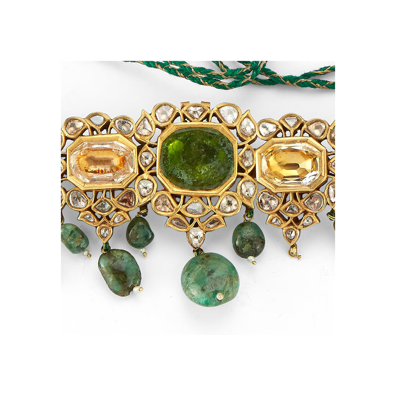 Mughal Indian Emerald Necklace