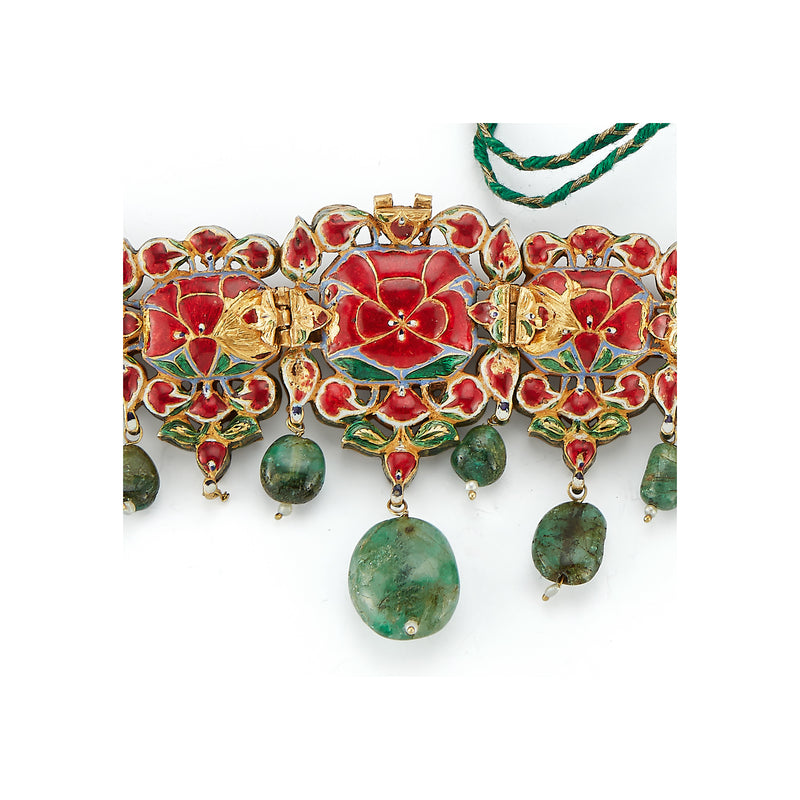 Mughal Indian Emerald Necklace
