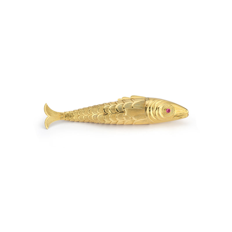 Schlumberger Ruby and Sapphire Fish Lighter
