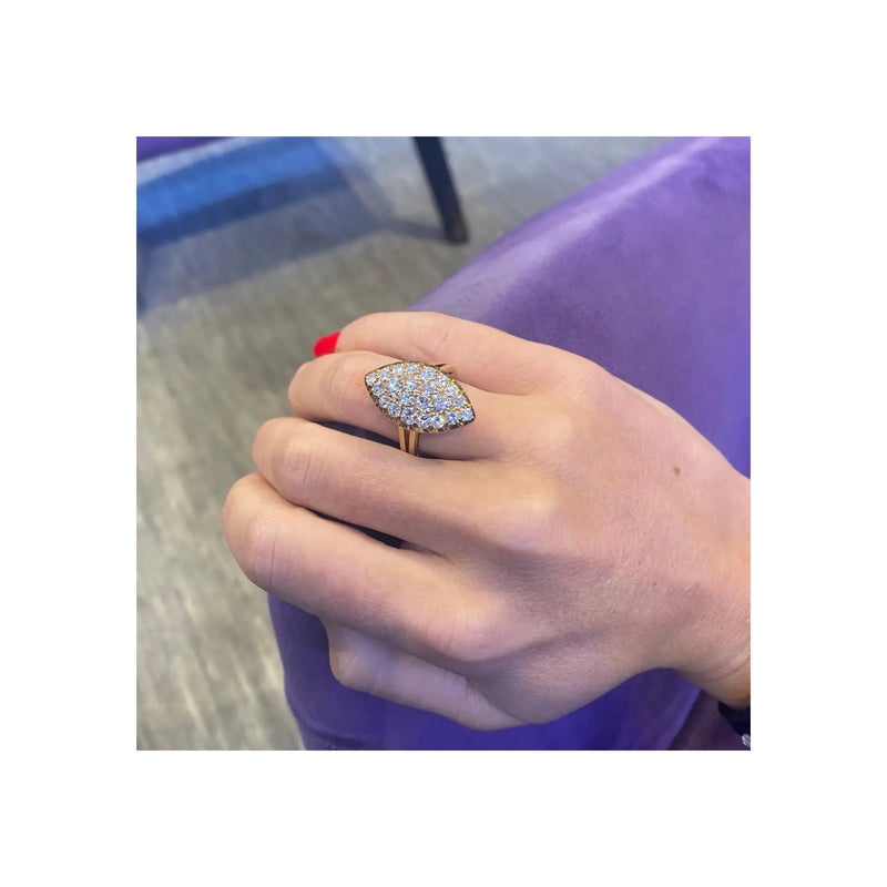 Diamond Navette Ring