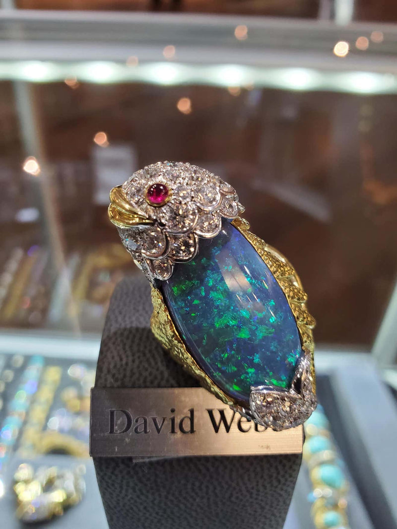 David Webb Opal Fish Ring