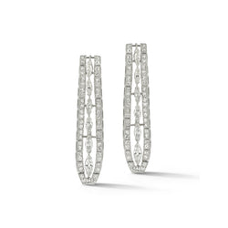 Art Deco Marquise Diamond Earrings