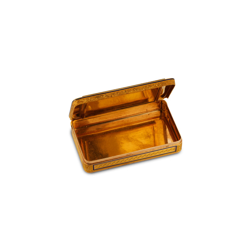 Micro Mosaic Gold Snuff Box