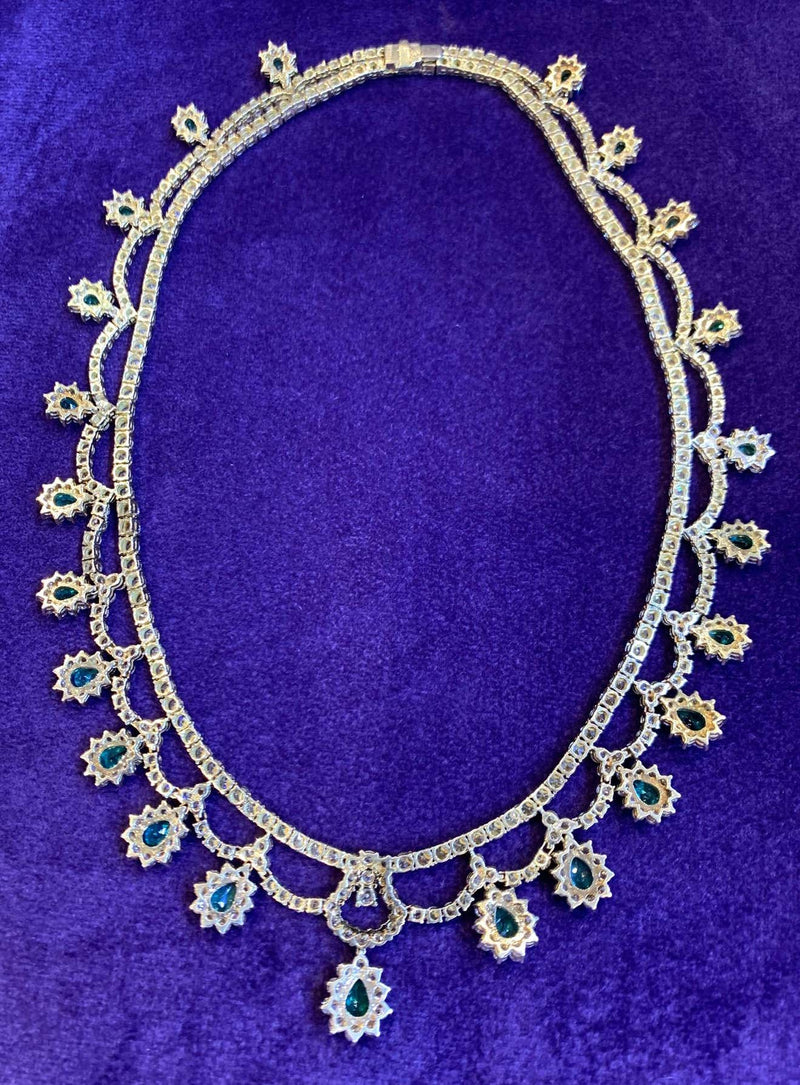 Magnificent Emerald & Diamond Necklace