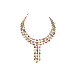 Multi-Colored Sapphire Necklace