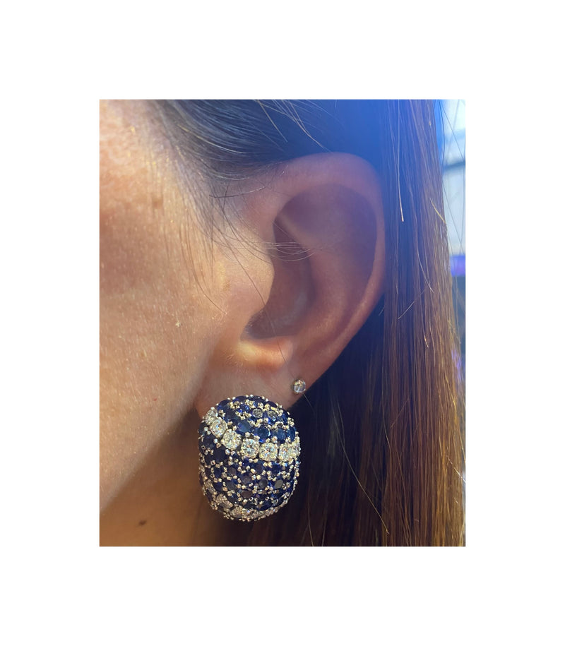 Van Cleef & Arpels Sapphire & Diamond Earrings