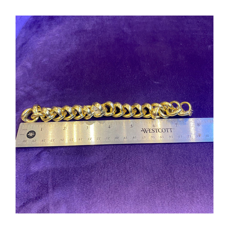 Cartier Gold Link Watch Bracelet