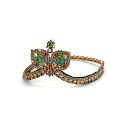 Qajar Enamel and Gemset Antique Tiara
