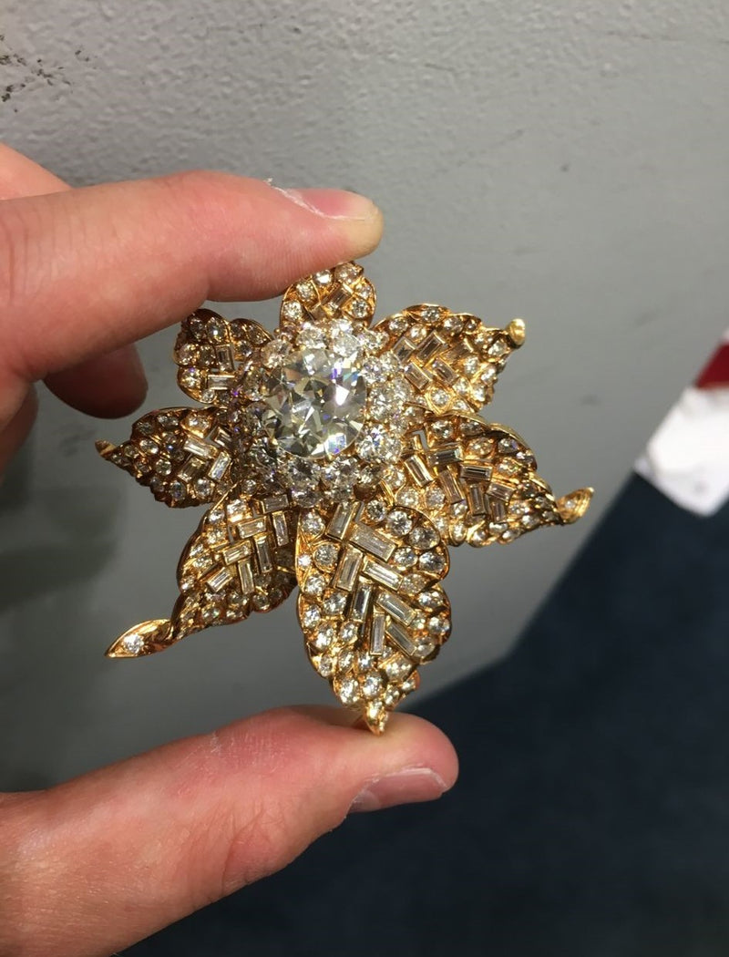 Bvlgari Diamond Brooch