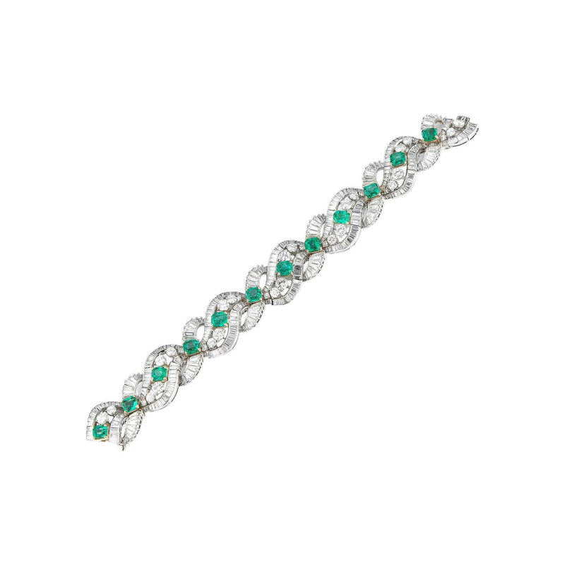 Bvlgari Emerald & Diamond Bracelet