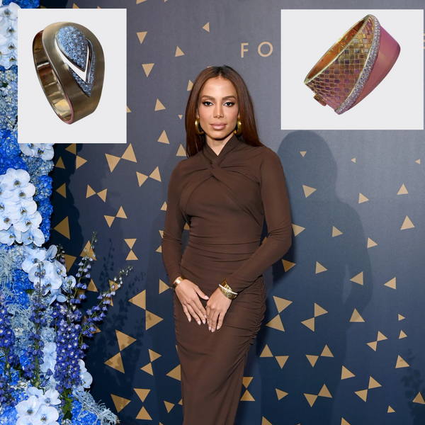 Anitta wears Joseph Saidian and Sons bracelets to the Fontainbleau Las Vegas Grand Opening