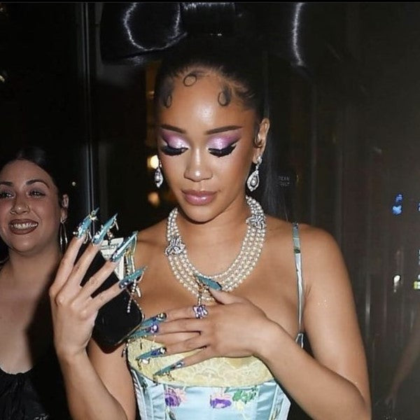Saweetie wears Joseph Saidian and Sons to the VMA's After Party