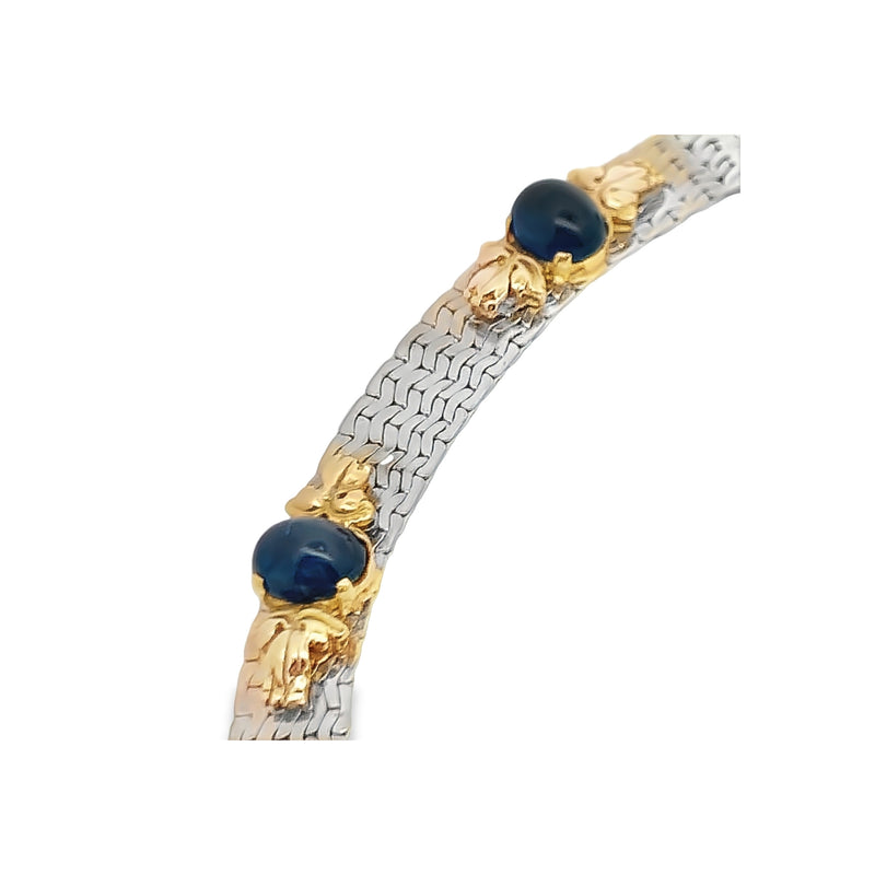 Cabochon Sapphire Necklace