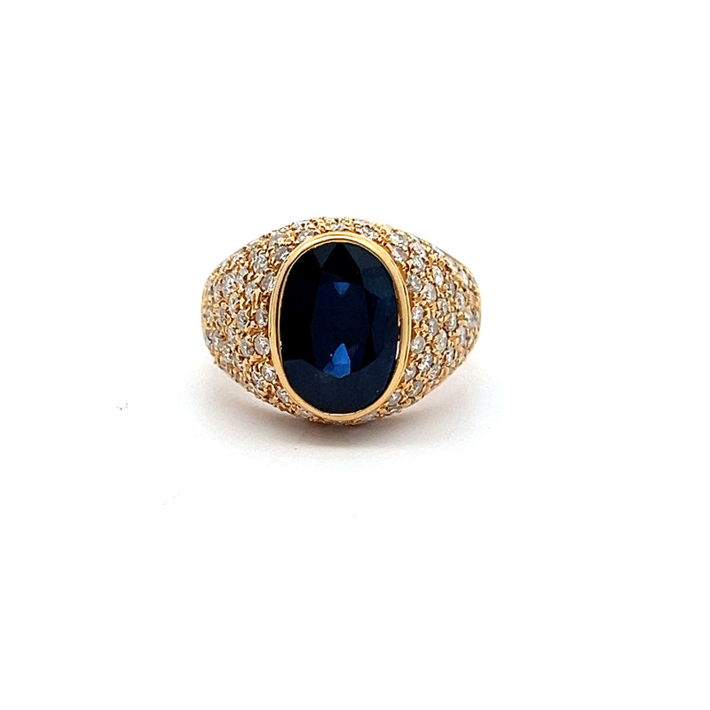 Men's Sapphire Ring