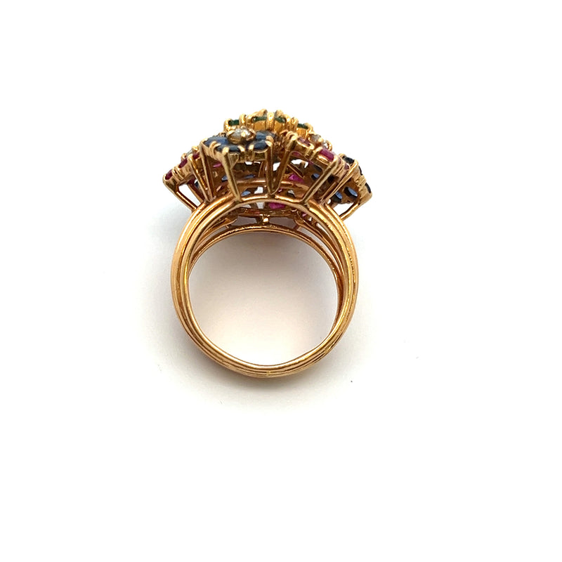 Yellow Sapphire Cocktail Ring