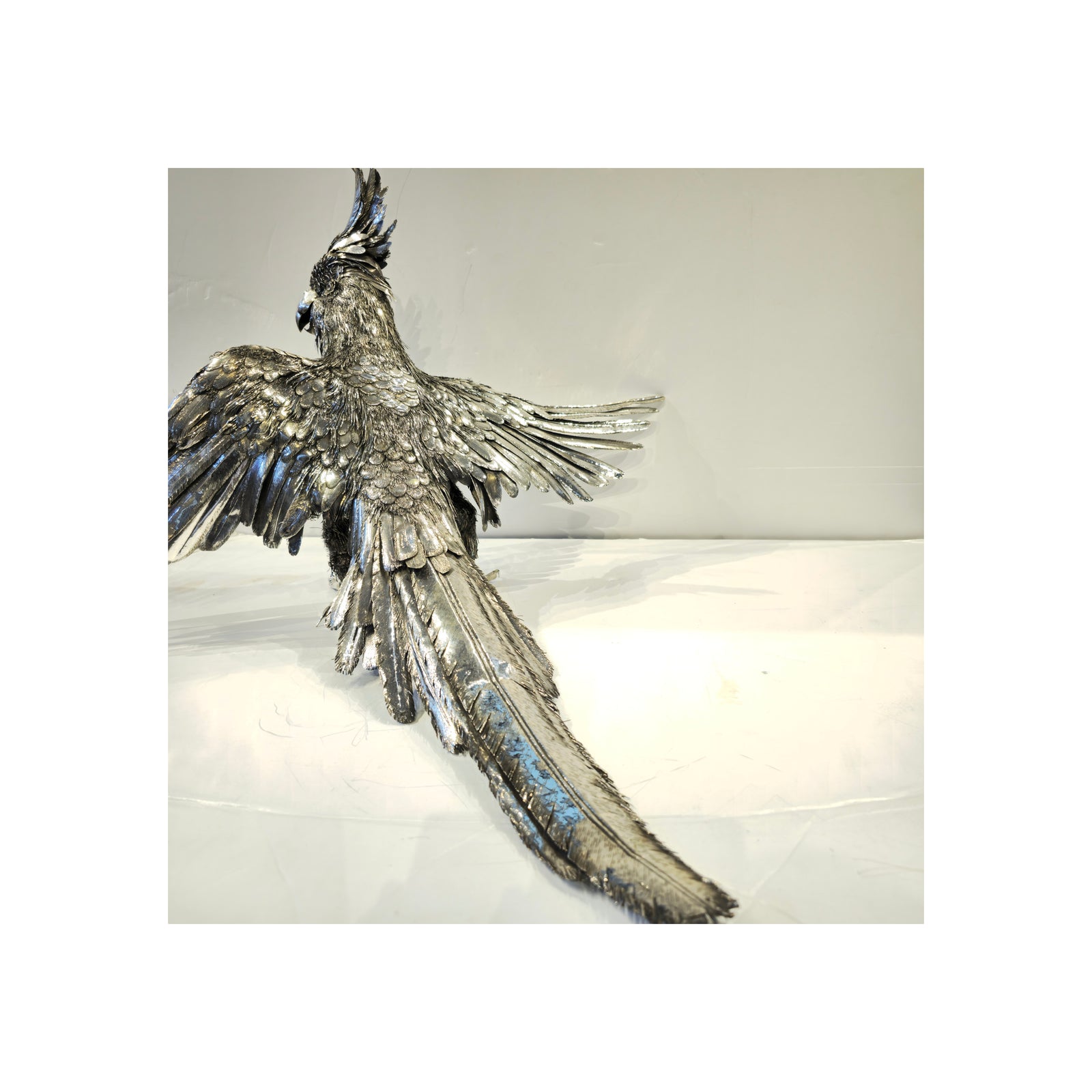 Mario Buccellati Large Size Silver Parrot – Joseph Saidian & Sons