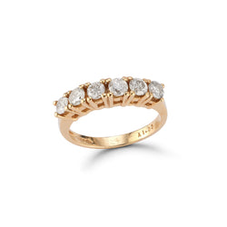 Vintage Six Stone Diamond Ring