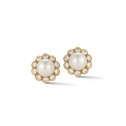 Van Cleef & Arpels Pearl & Diamond Earrings
