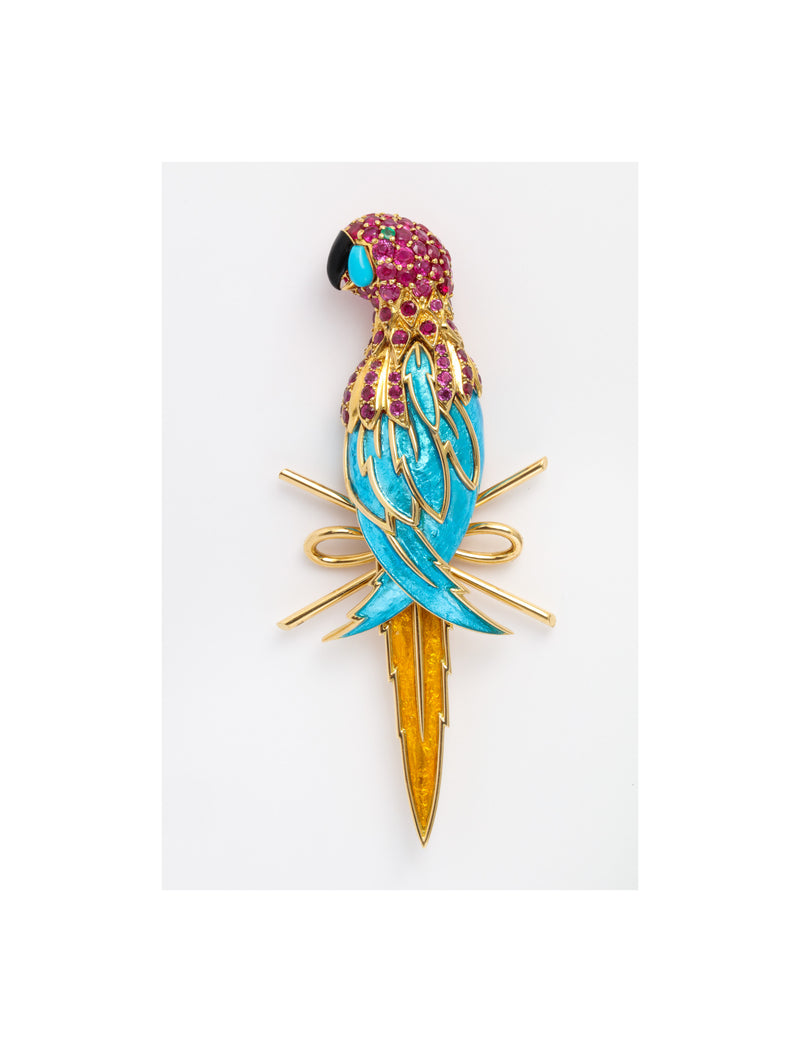 Schlumberger for Tiffany and Co. Bird of Paradise Brooch