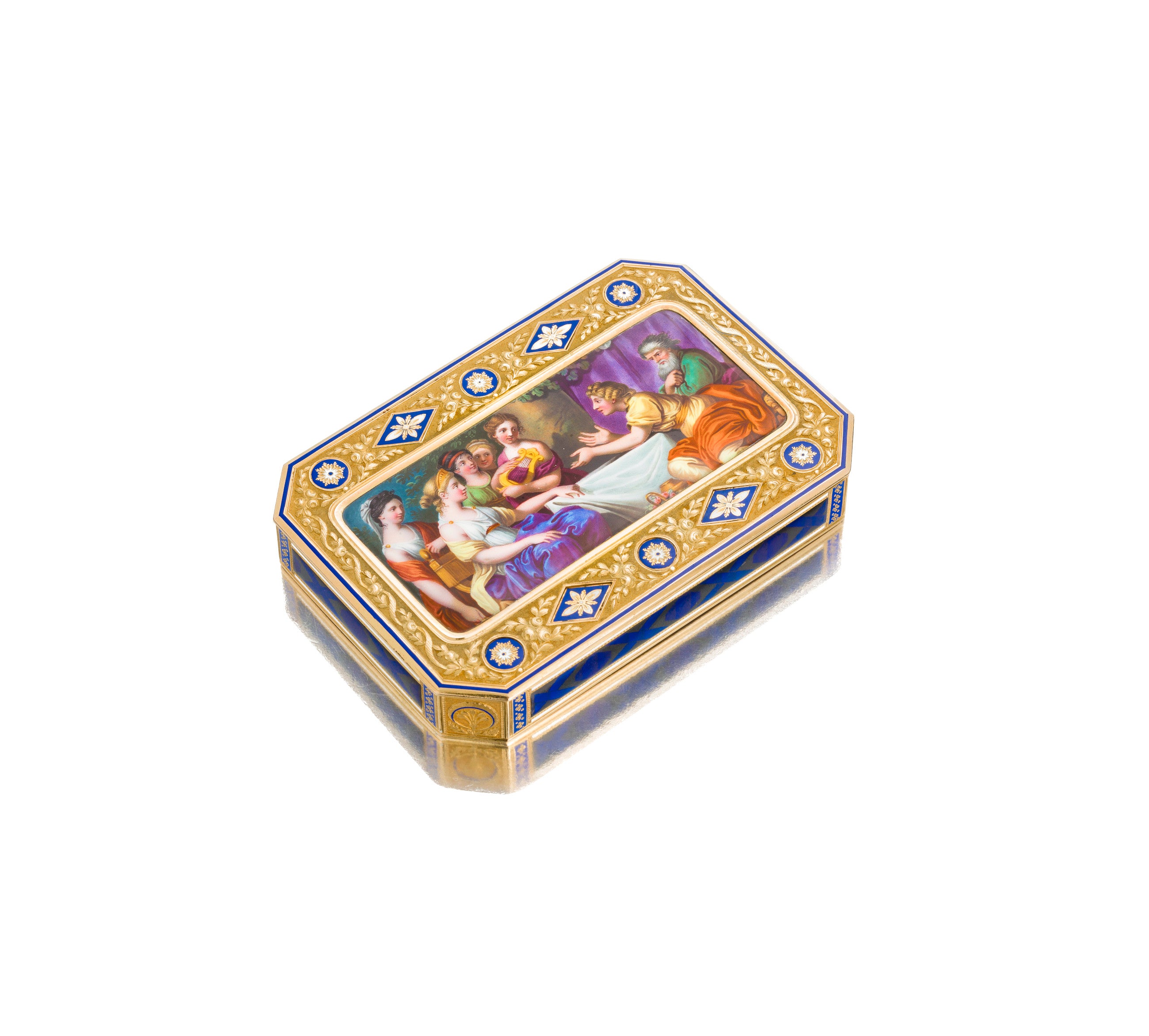 Micro Mosaic Gold Snuff Box – Joseph Saidian & Sons