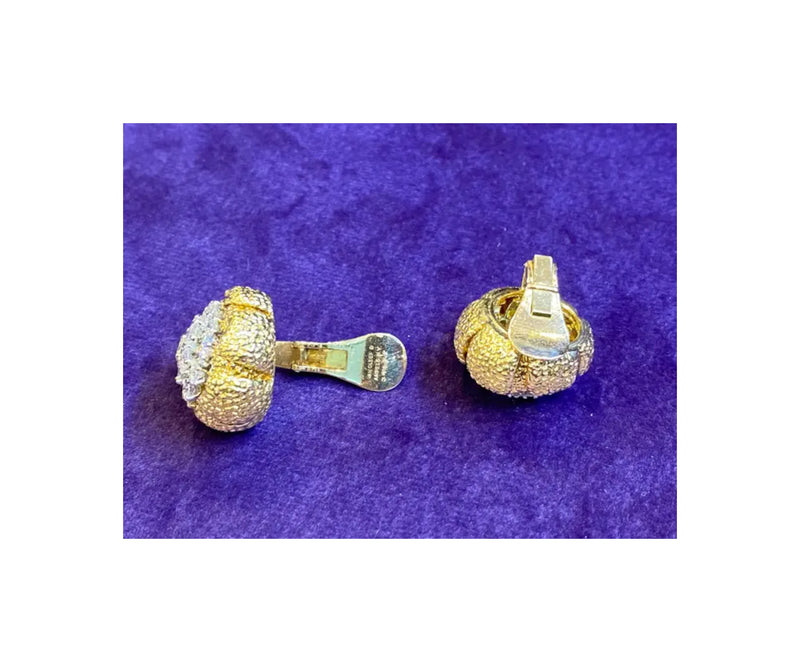 Van Cleef & Arpels Diamond Cluster Earrings