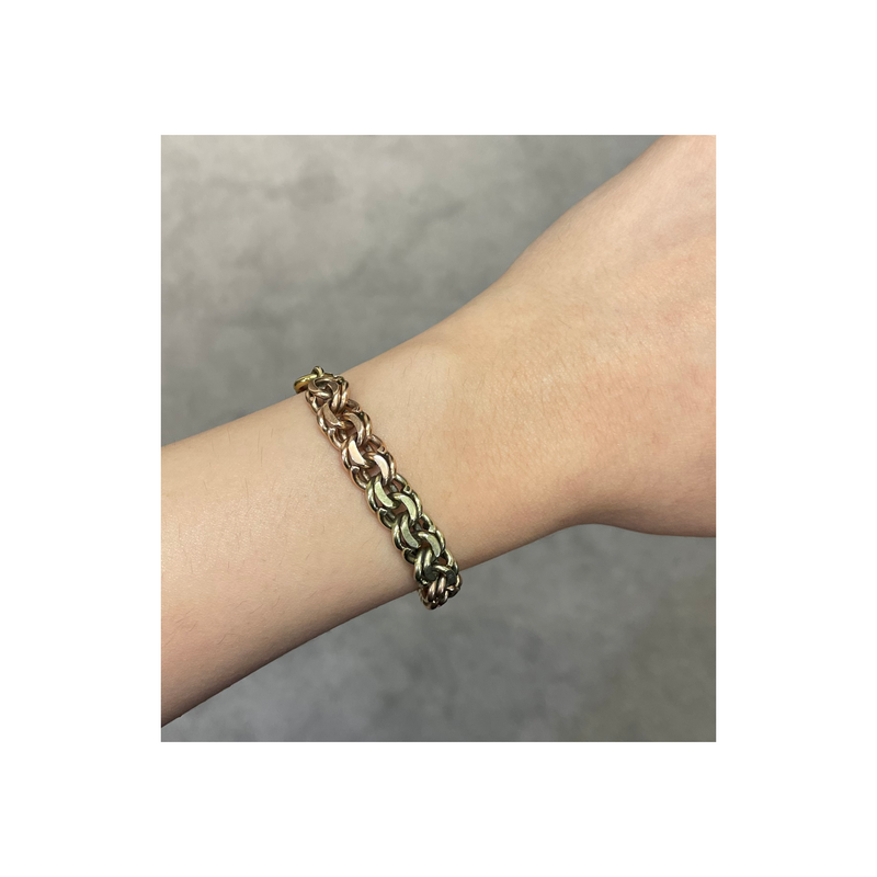 Tiffany and Co Two Tone Gold Bracelet&nbsp;