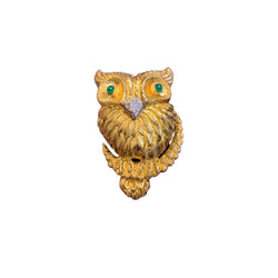 Cartier Owl Brooch