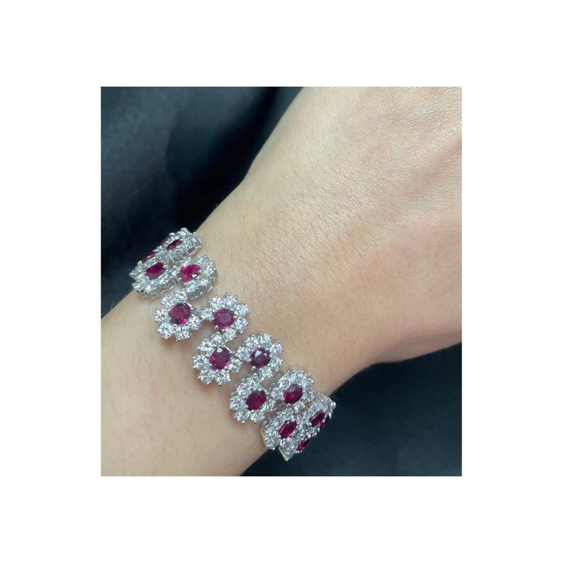 Ruby and Diamond Bracelet