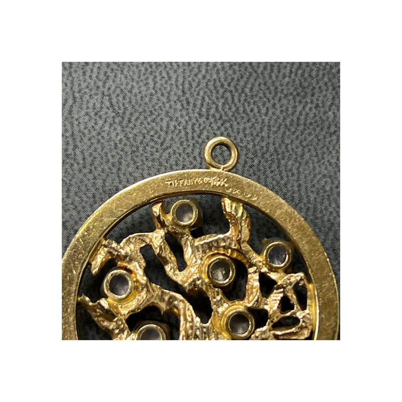 Tiffany & Co Moonstone Tree of Life Pendant