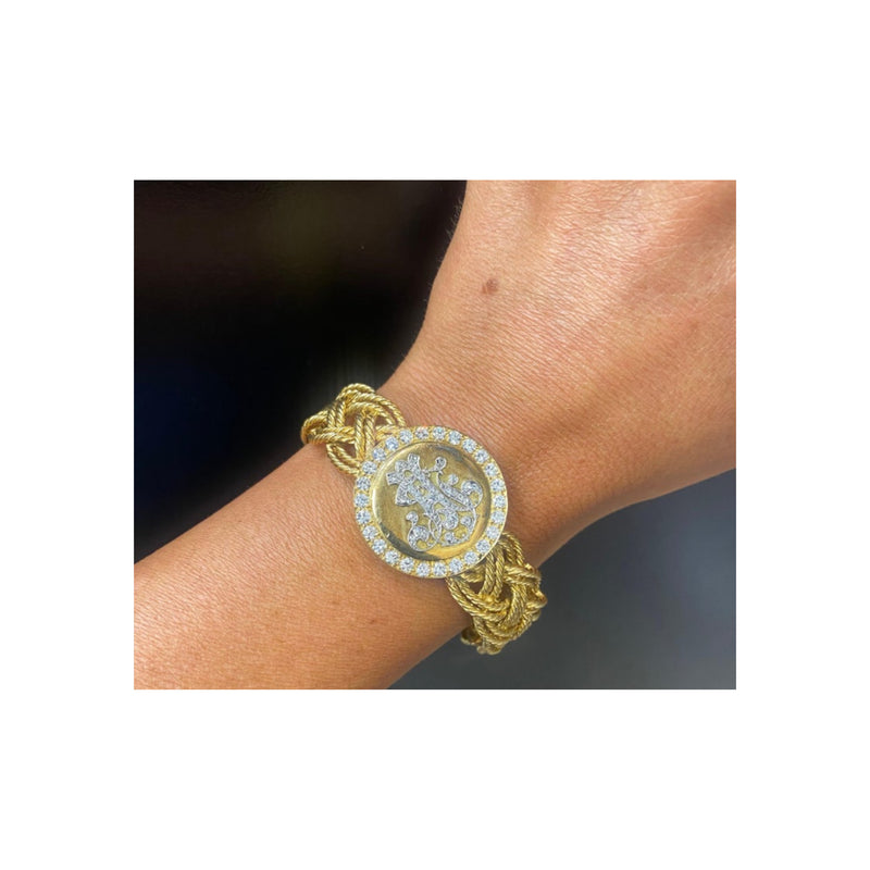 Boucheron Diamond Monogram Watch