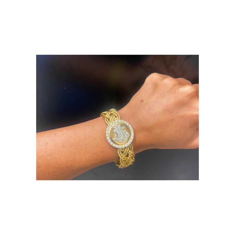 Boucheron Diamond Monogram Watch