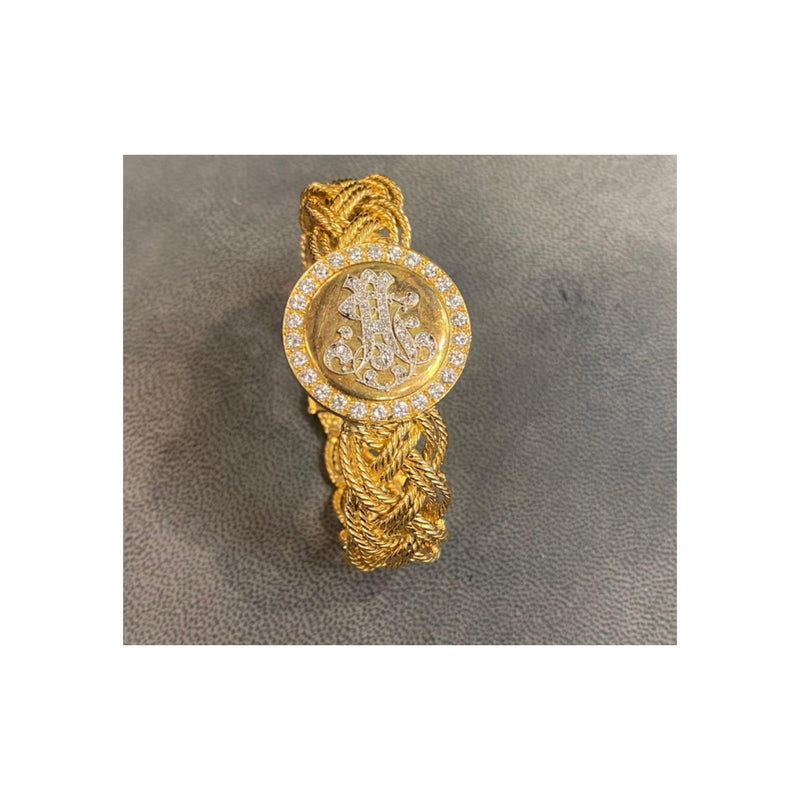 Boucheron Diamond Monogram Watch