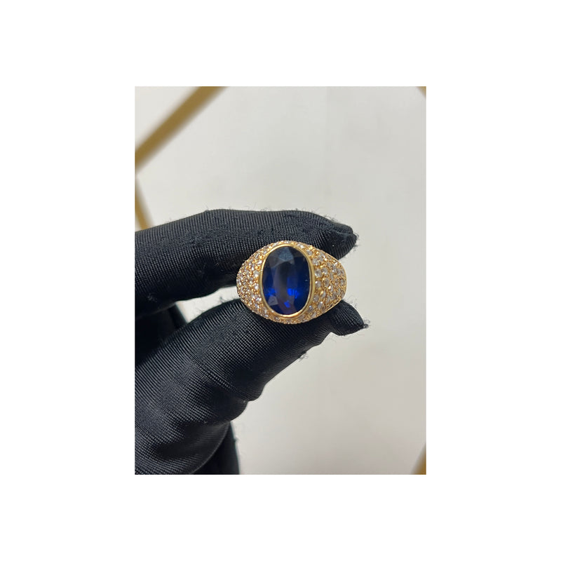 Men's Sapphire Ring