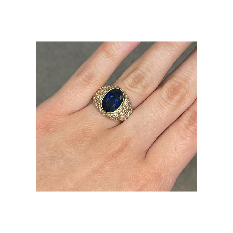 Men's Sapphire Ring