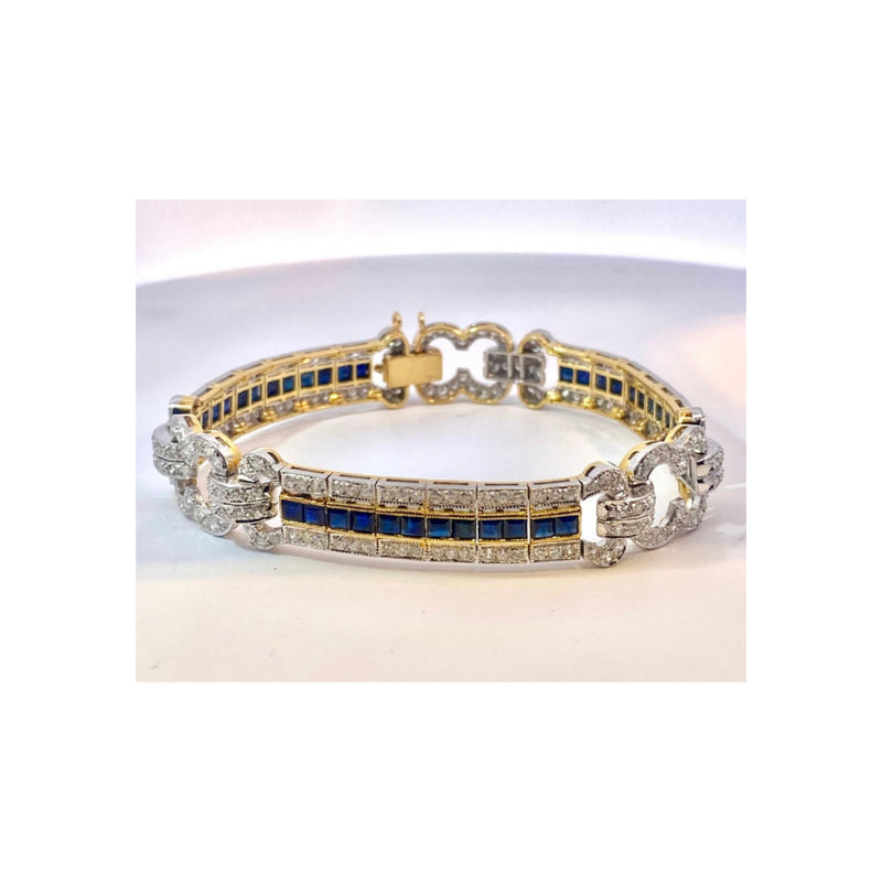 Sapphire & Diamond Bracelet