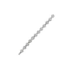 French Diamond Snowflake Bracelet