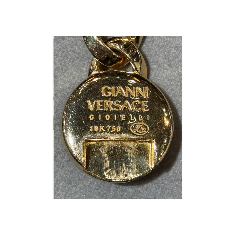 Versace Diamond Link Bracelet and Necklace Set