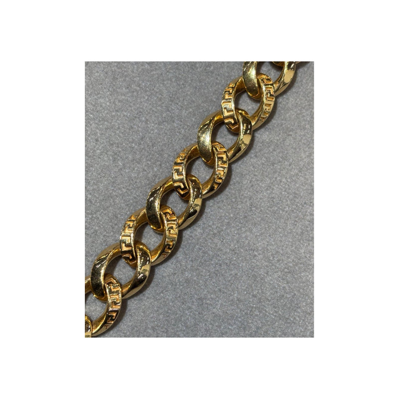 Versace Diamond Link Bracelet and Necklace Set