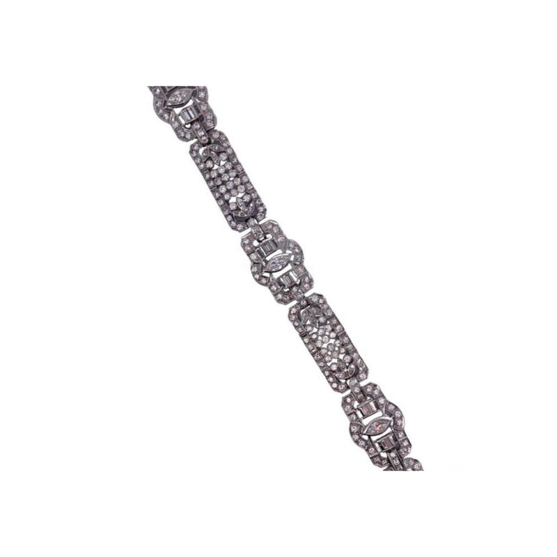 Art Deco Marquise Diamond Bracelet
