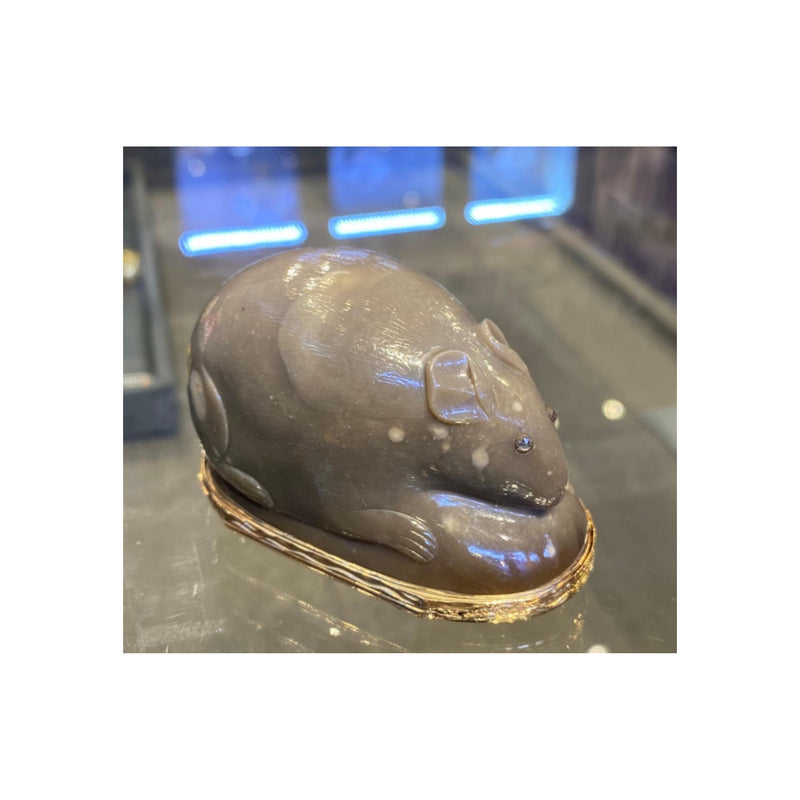 Agate Mouse Snuff Box