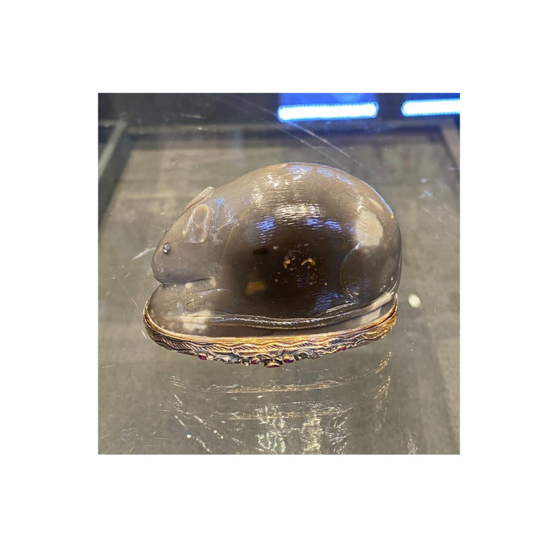 Agate Mouse Snuff Box