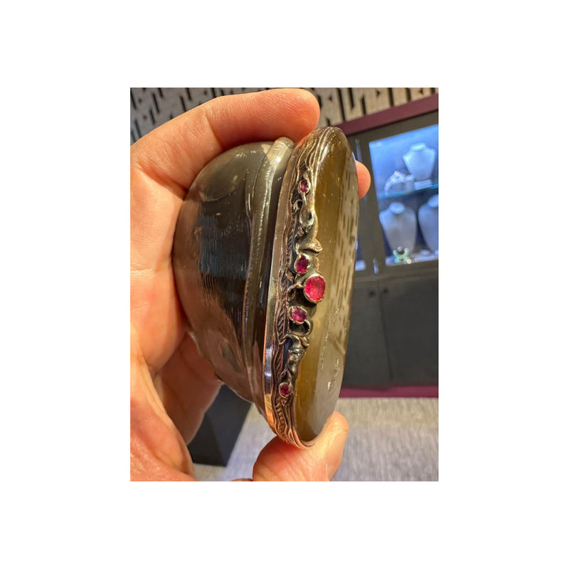 Agate Mouse Snuff Box