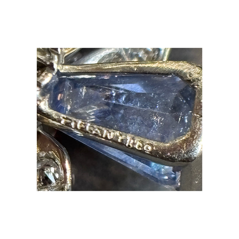 Tiffany & Co Multi Gem Flowers Earrings and Brooch Set