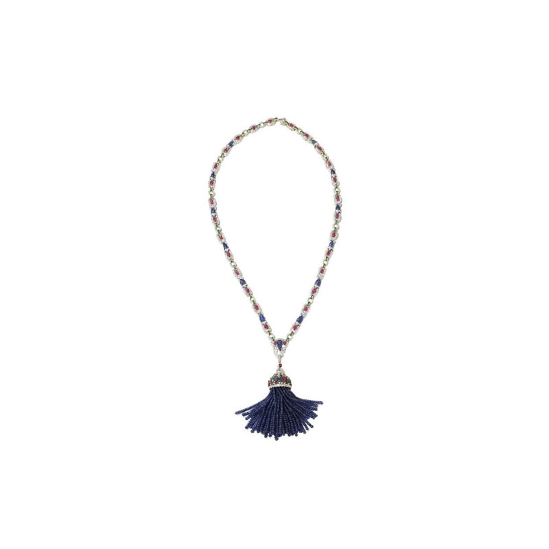 Tutti Frutti Sautoir Tassel Necklace