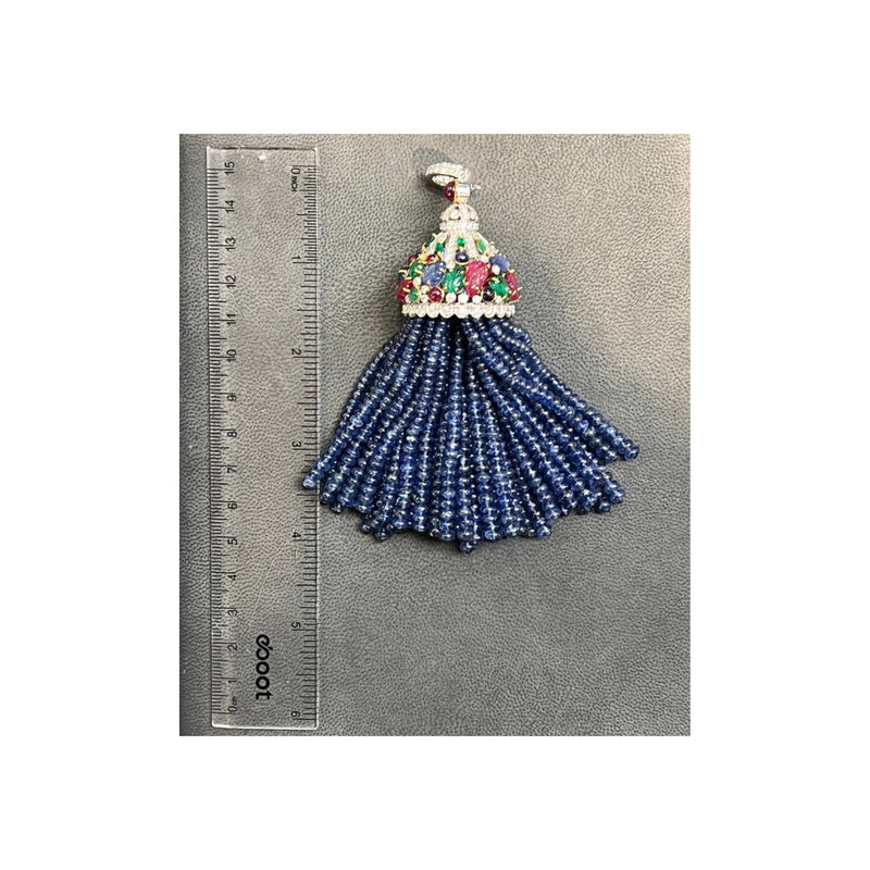 Tutti Frutti Sautoir Tassel Necklace