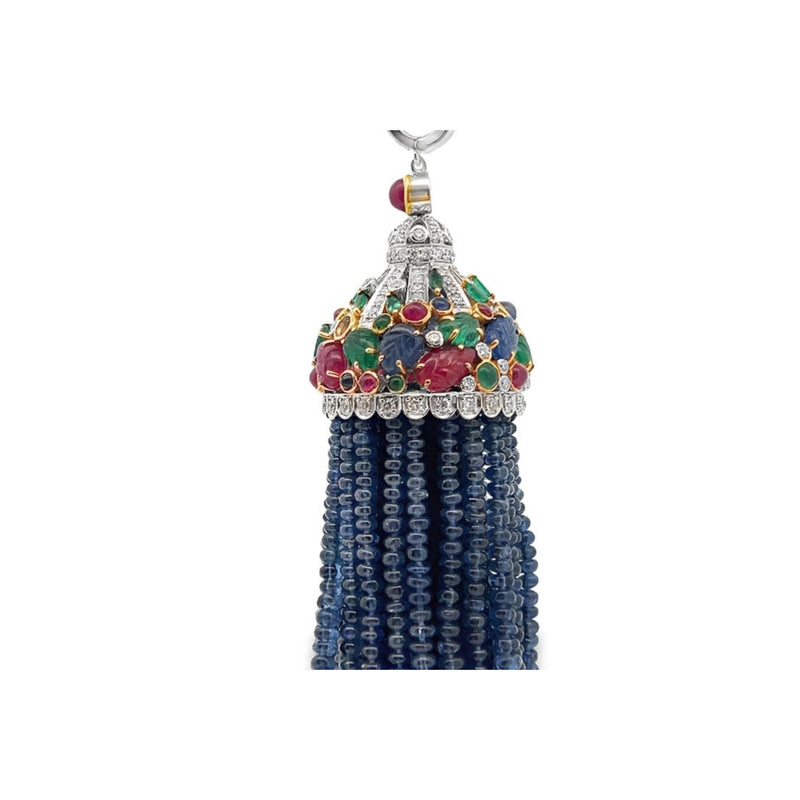 Tutti Frutti Sautoir Tassel Necklace